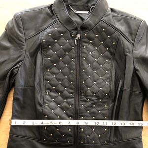 White House Black Market Leather Jacket